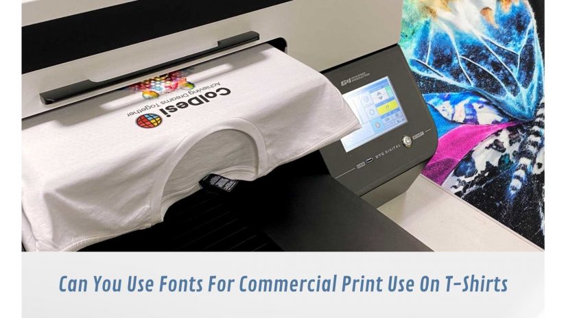 Can You Use Fonts For Commercial Print Use On T-Shirts