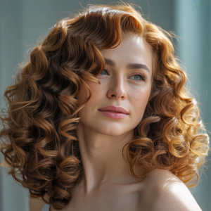 permed hair